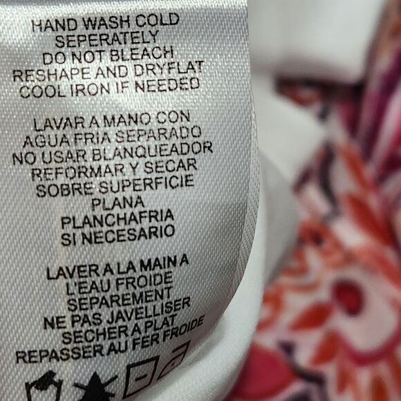 Nina Leonard Chiffon Dress For Women Size Small Lined 3/4 Sleve - Picture 11 of 12